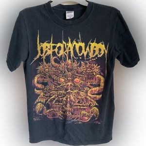 RARE Y2K Job for a Cowboy band tee death metal Spikey tentacle demon size Small